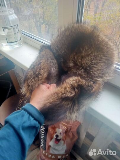 Шапка натуральный мех очень теплая