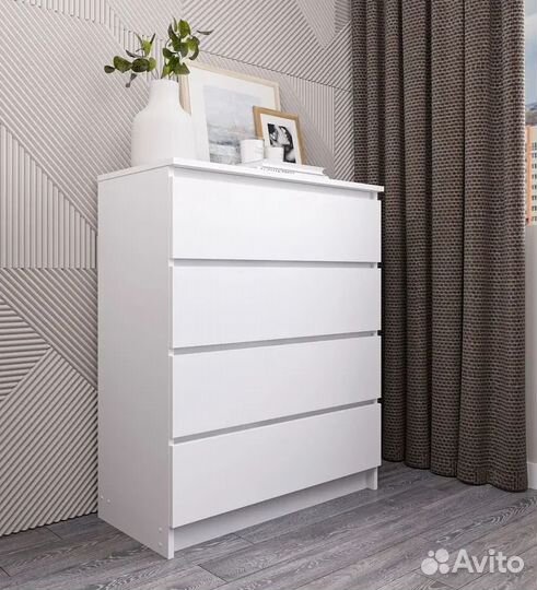 Комод Мори мк 800.4 белый