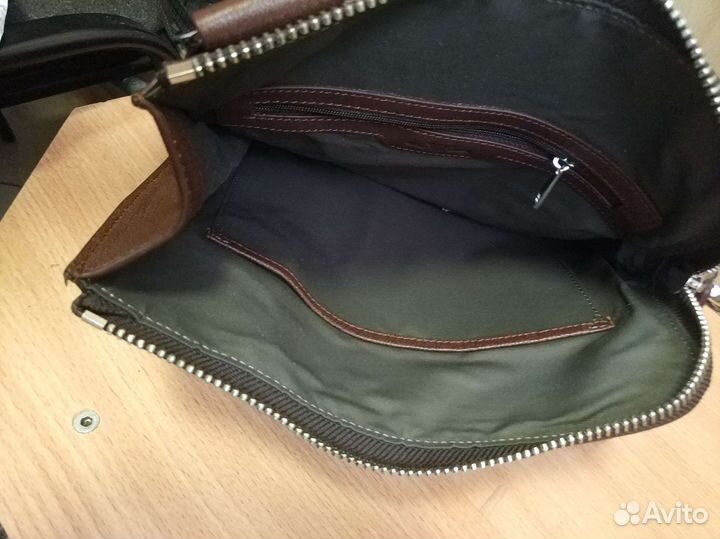 Giorgio Armani мужская сумка цв.шоколад