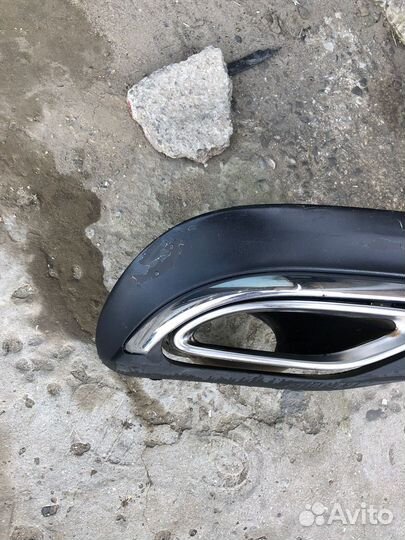 Диффузор на задний бампер mercedes w213