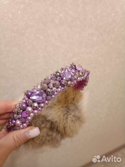 Меховые наушники