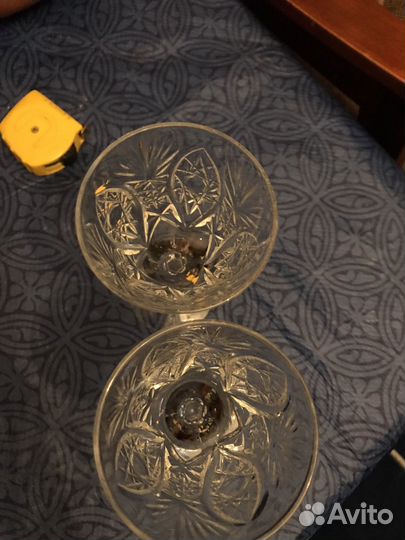 Хрустальные бокалы СССР