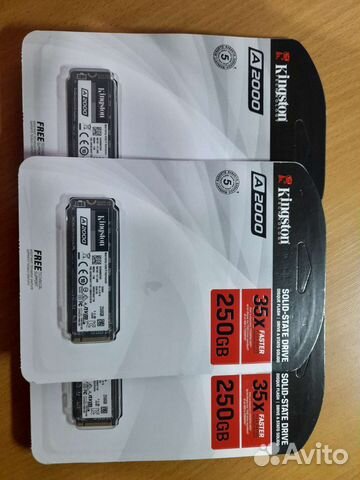 SSD nvme Kingston A2000 250GB Новые