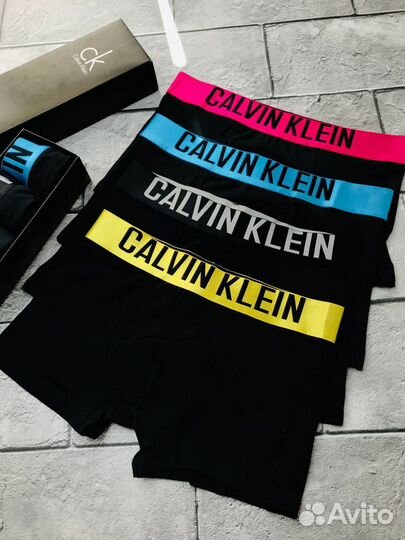 Трусы мужские боксеры calvin klein хлопок арт.594