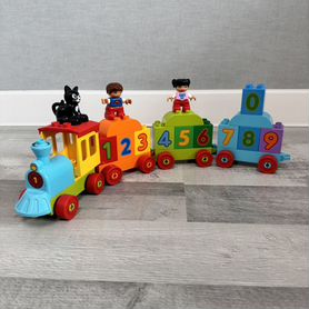 Конструктор lego duplo поезд с цифрами