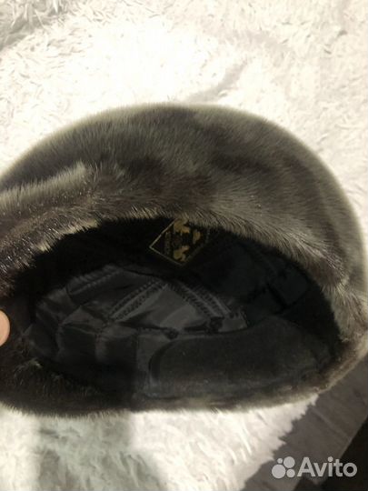 Шапка-кепка норковая