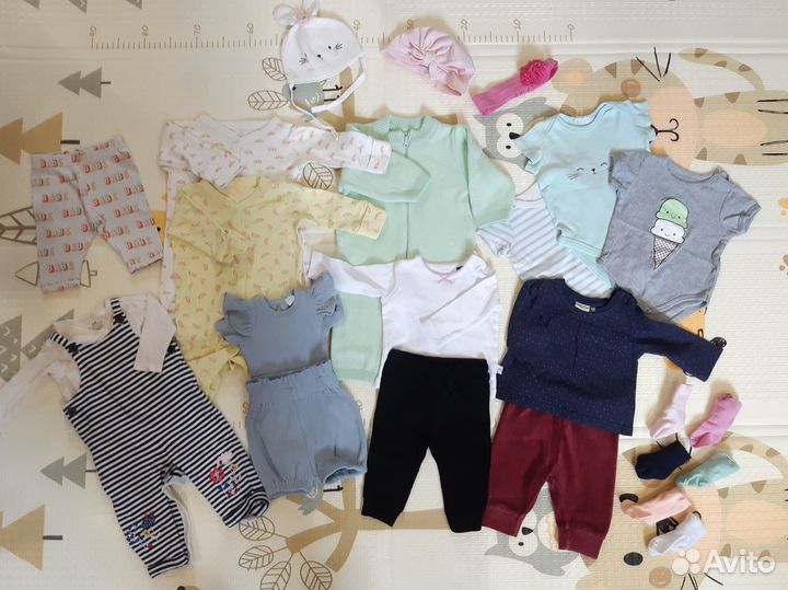 Пакет вещей на девочку 3-6 месяцев