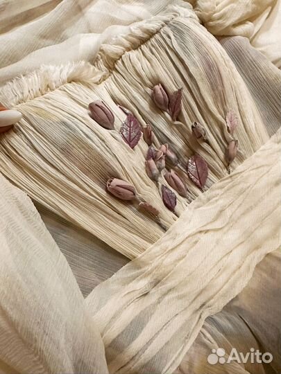 Свадебное платье 42 44 бу