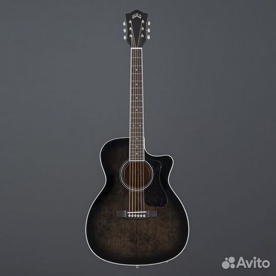 Акустическая гитара Guild OM-260CE DLX Flamed Maho