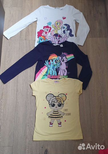 Вещи пакетом на девочку 122 128