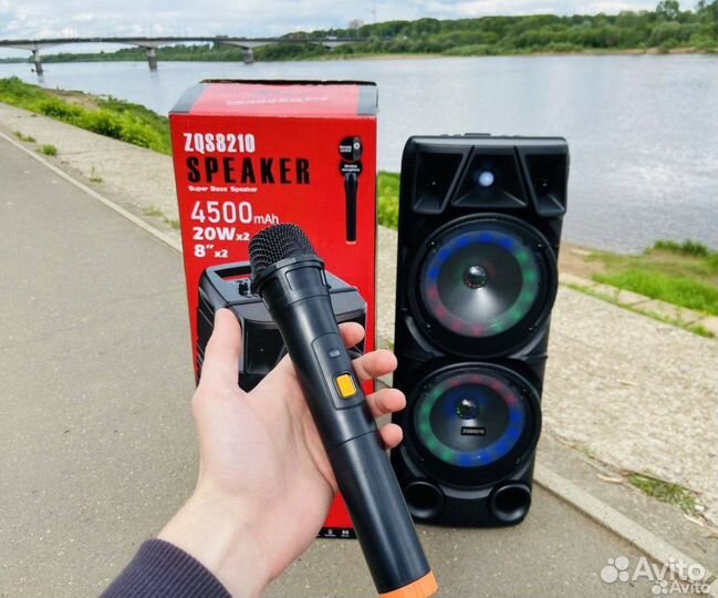 Колонка с блютуз большая