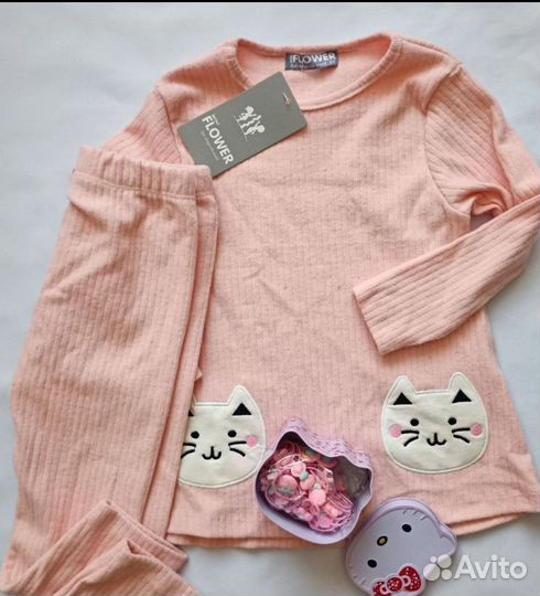 Костюмчик рубчик на девочку