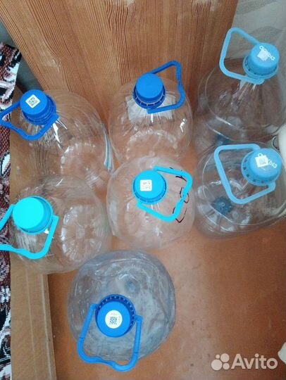 Пластиковые бутылки 6 литров