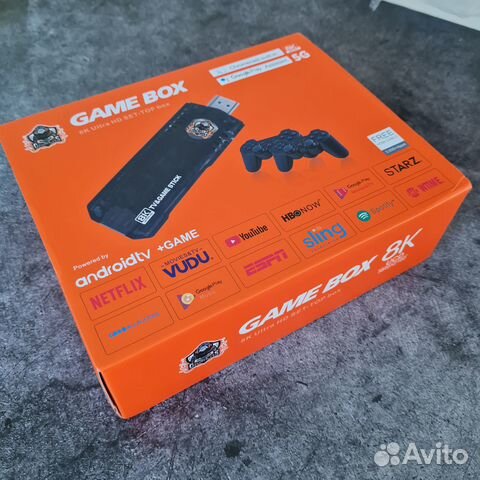 Игровая консоль 2в1 game BOX+Android TV
