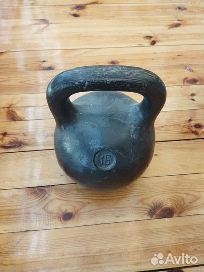 Гиря чугунная 16 кг СССР