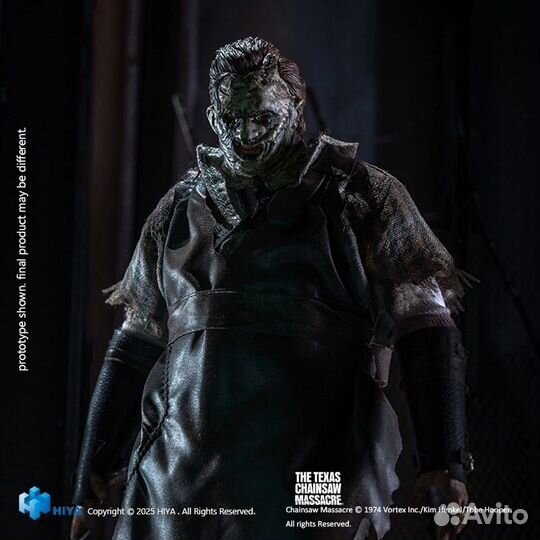 Фигуркк 1/12 Кожаное лицо от Hiya toys