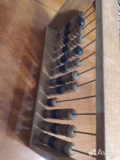 Счеты деревянные СССР большие