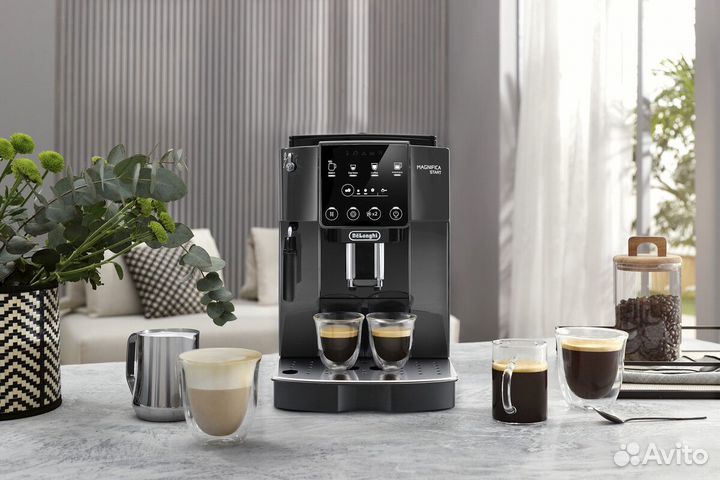 Новая кофемашина Delonghi Ecam 220.22.GB черная