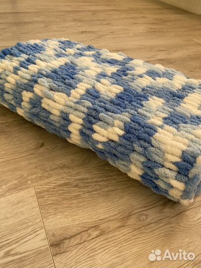 Плед детский вязаный ручная работа