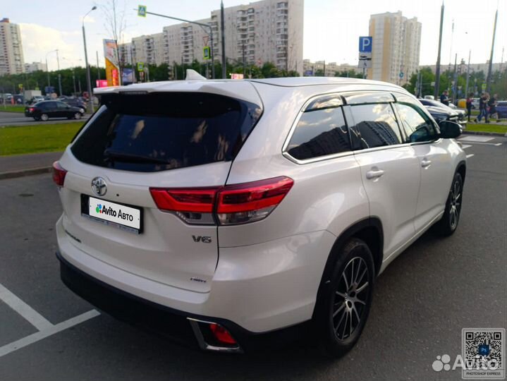 Toyota Highlander 3.5 AT, 2018, 70 000 км