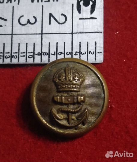 Пуговица. Великобритания. вмф