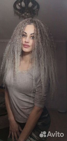 Кудри на ободке Хендмейд вязанный