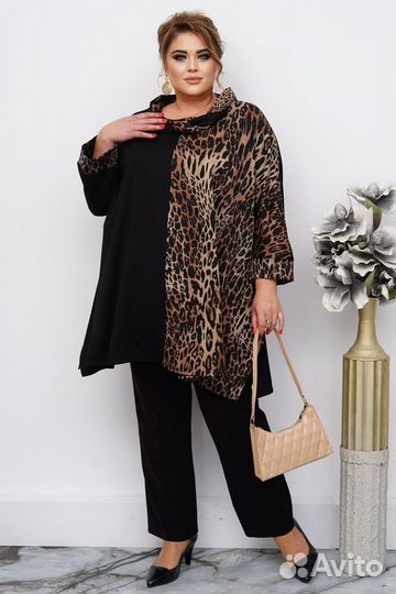 Пончо женское размер 68-70