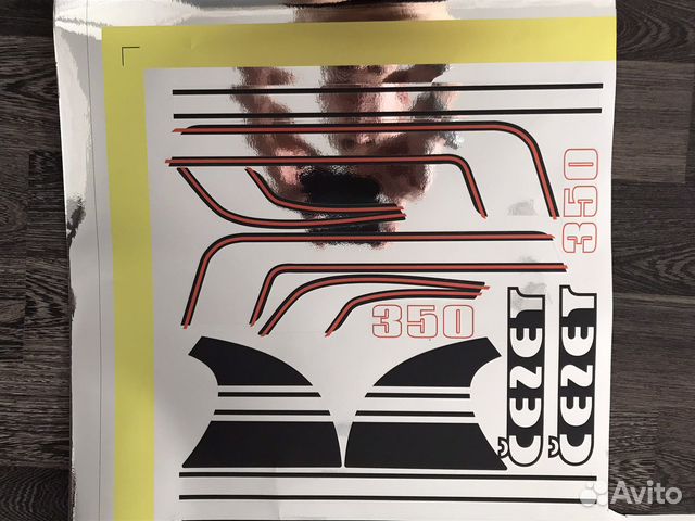 Наклейки Чезет 350