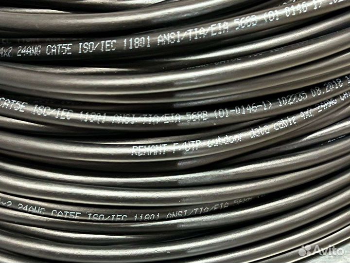 Витая пара FTP 4PR 24AWG cat5e outdoor rexant