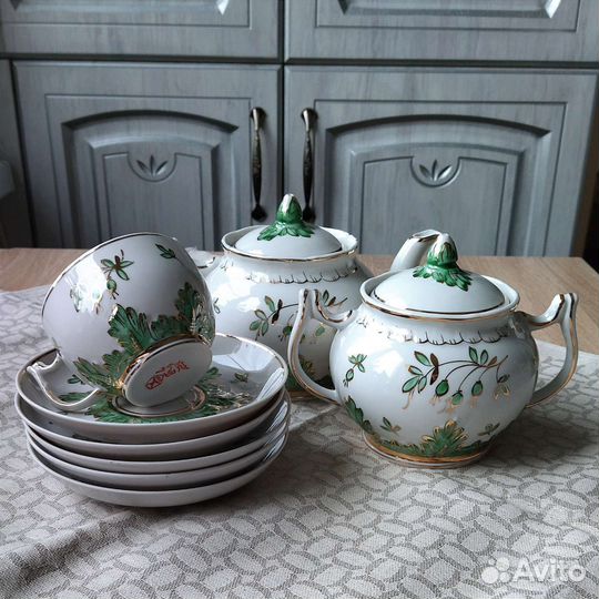 Сервиз чайный, отдельные предметы СССР Вербилки