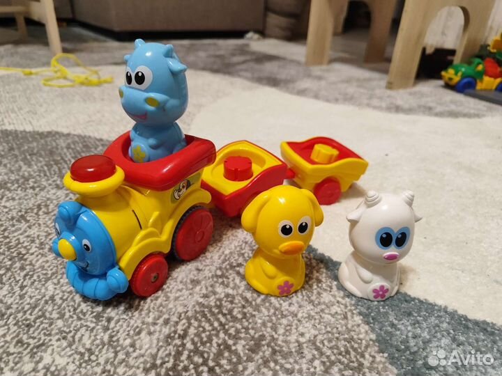 Развивающий паравозик с музыкой