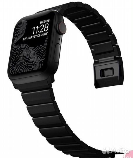 Apple watch 7+титановый браслет