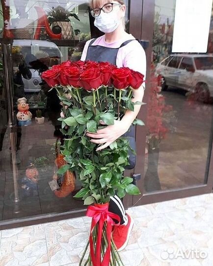 Высокие розы Букеты с доставкой