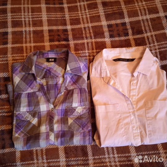 Рубашка zara, H&M для девочки 13/14 рост 158-165