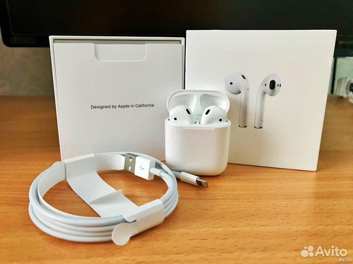 Airpods 2 + чехол в подарок