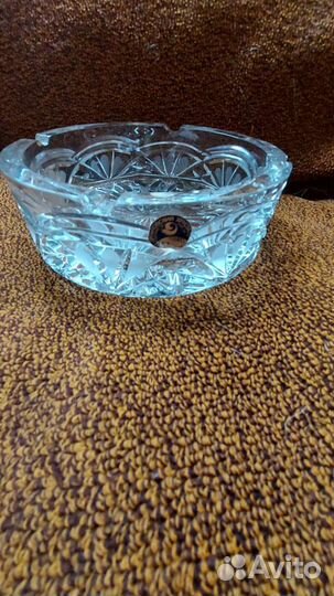 Хрустальная пепельница