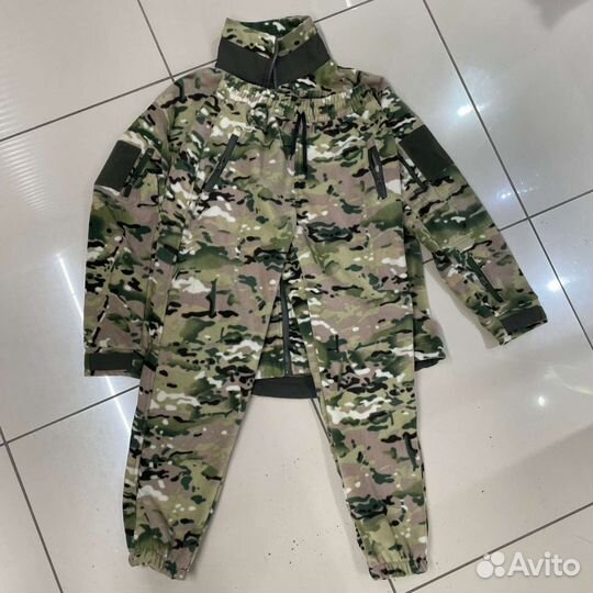 Флисовый костюм мужской военный Мультикам