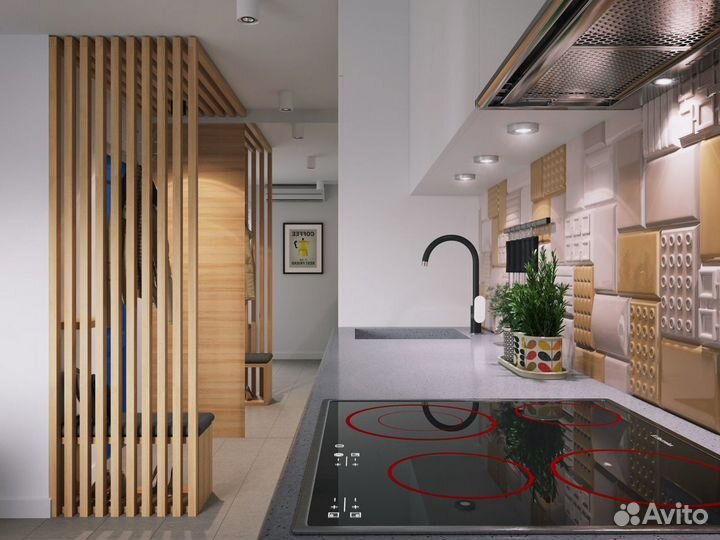 Рейки баффели перегородки из дерева