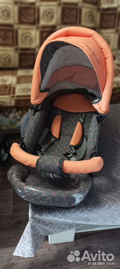 Коляска 2 в 1 эко кожа