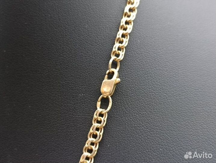 Золотая цепь 585 пробы, массой 14,8 грамма (60см)
