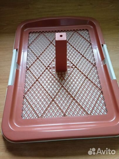 Лоток туалет для собак со столбиком