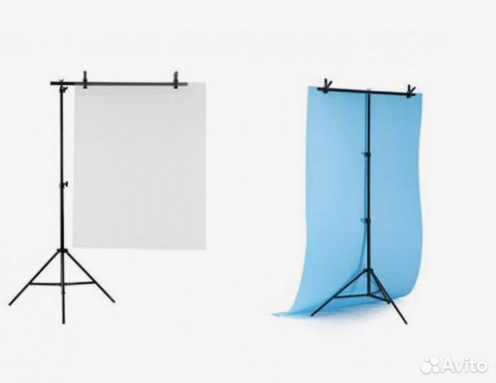 Система подвеса фона + фон пластиковый белый