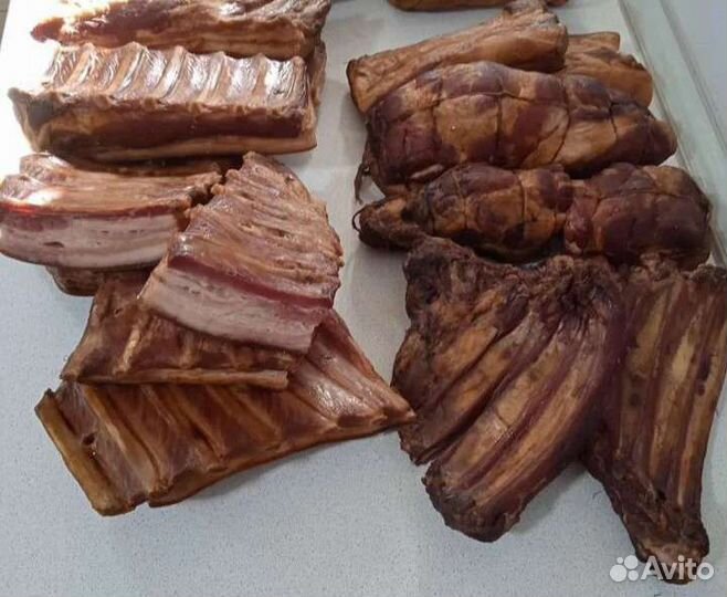 Мясо домашнего копчения из домашней свинины