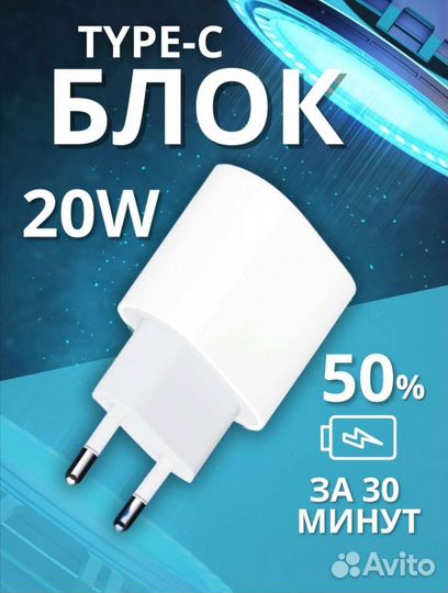 Зарядное устройство/Блок питания iPhone 20W