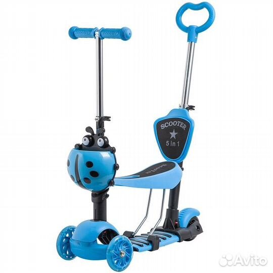 Самокат Novatrack Disco-kids Saddle PRO для детей