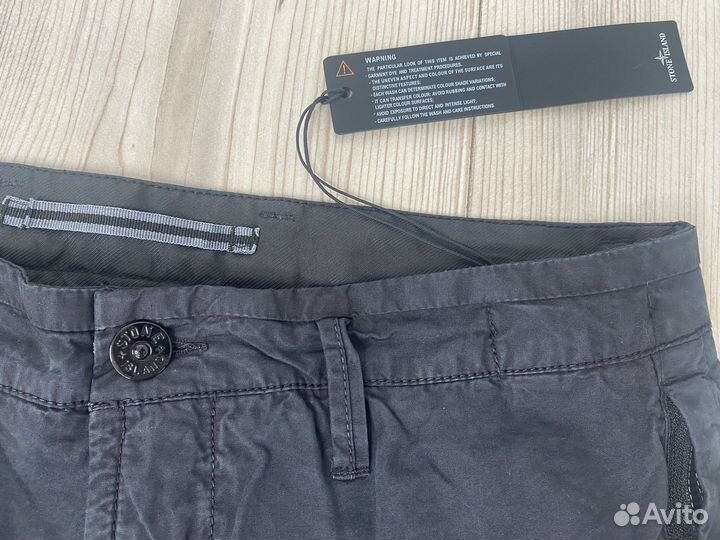 Шорты карго Stone island черные (W-32)