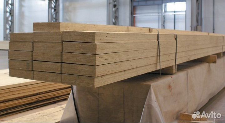 Клееный брус из шпона.лвл