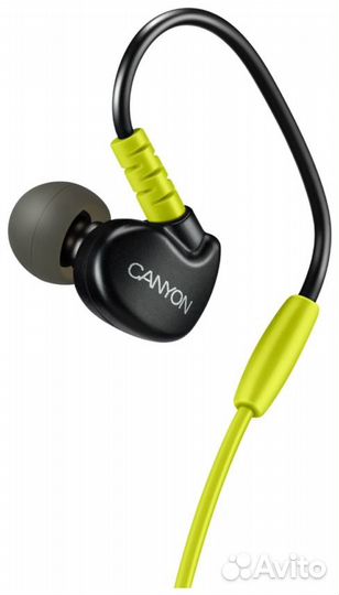Bluetooth гарнитура Canyon CNS-sbths1L желтая