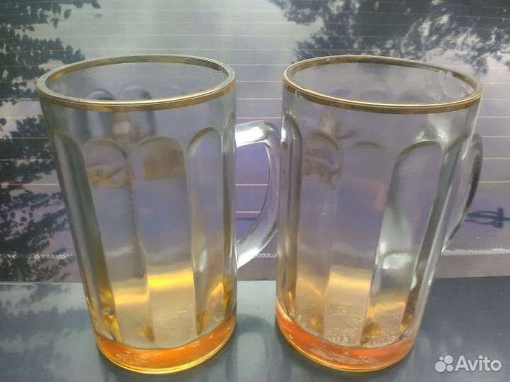 Пивная кружка золотая бочка