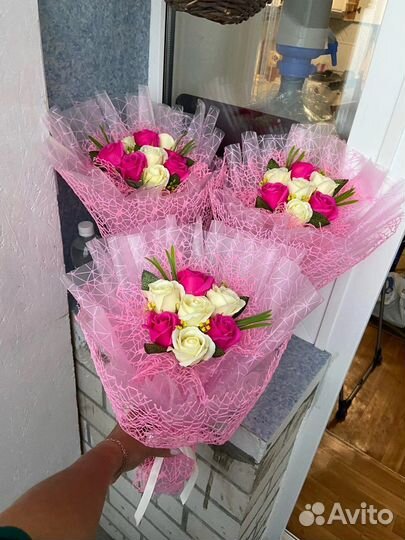 Букетики для воспитателей